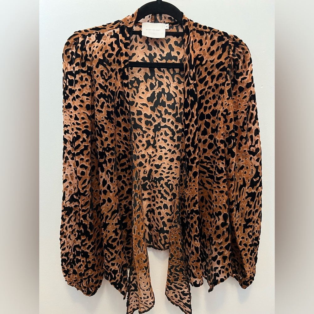Which We Want from NEEDSUPPLY, Animal Print See Thru Top